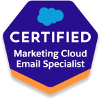 icono certificado marketing cloud email specialist