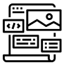 Icono de diseño de web