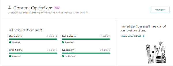 Optimización de contenido Mailchimp