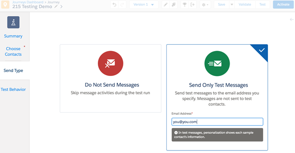 Elegir si recibir emails en Marketing Cloud