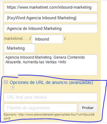 Cómo configurar ValueTrack a nivel de anuncio en AdWords Cómo configurar ValueTrack a nivel de anuncio en AdWords