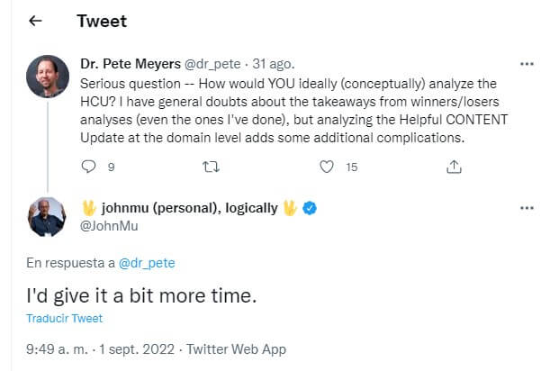 Tweet de johnmu