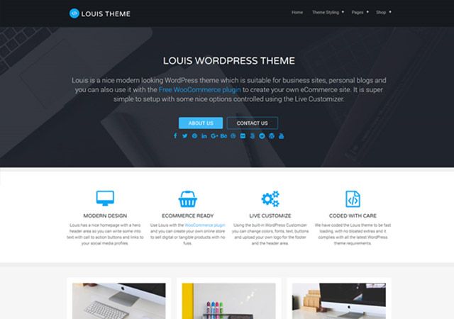 Tema WordPress Louis Tema WordPress Louis