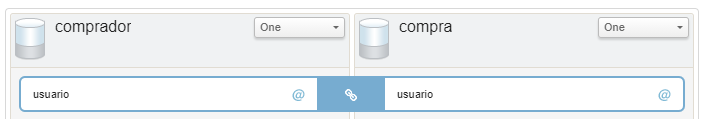 Selecciona más objetos para relacionar en icono Add relantionships